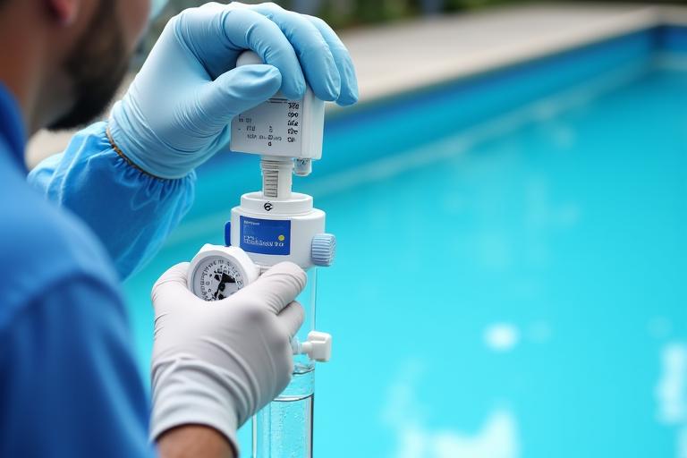 プロフェッショナルな水質検査と清掃作業