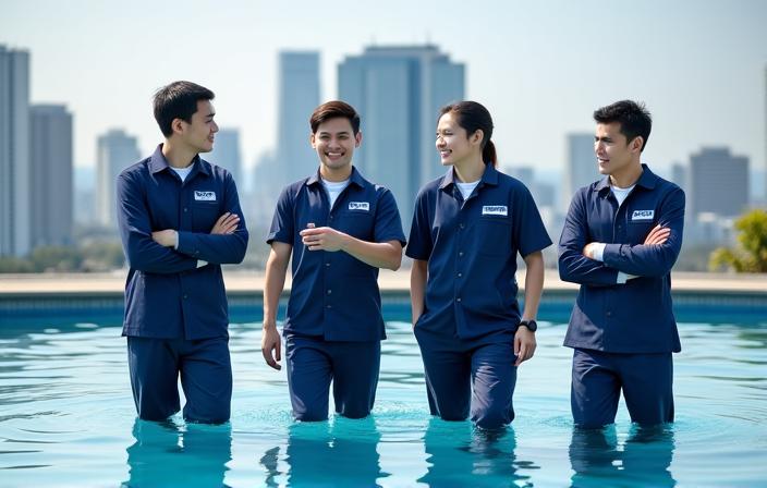 プロフェッショナルプール技術者チーム