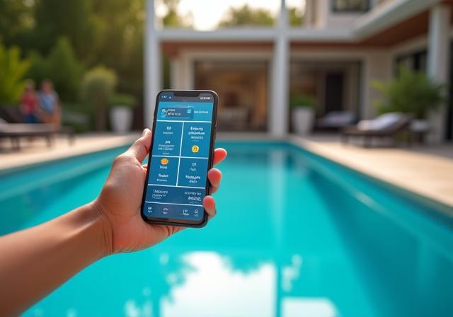住宅スマートプール自動化導入